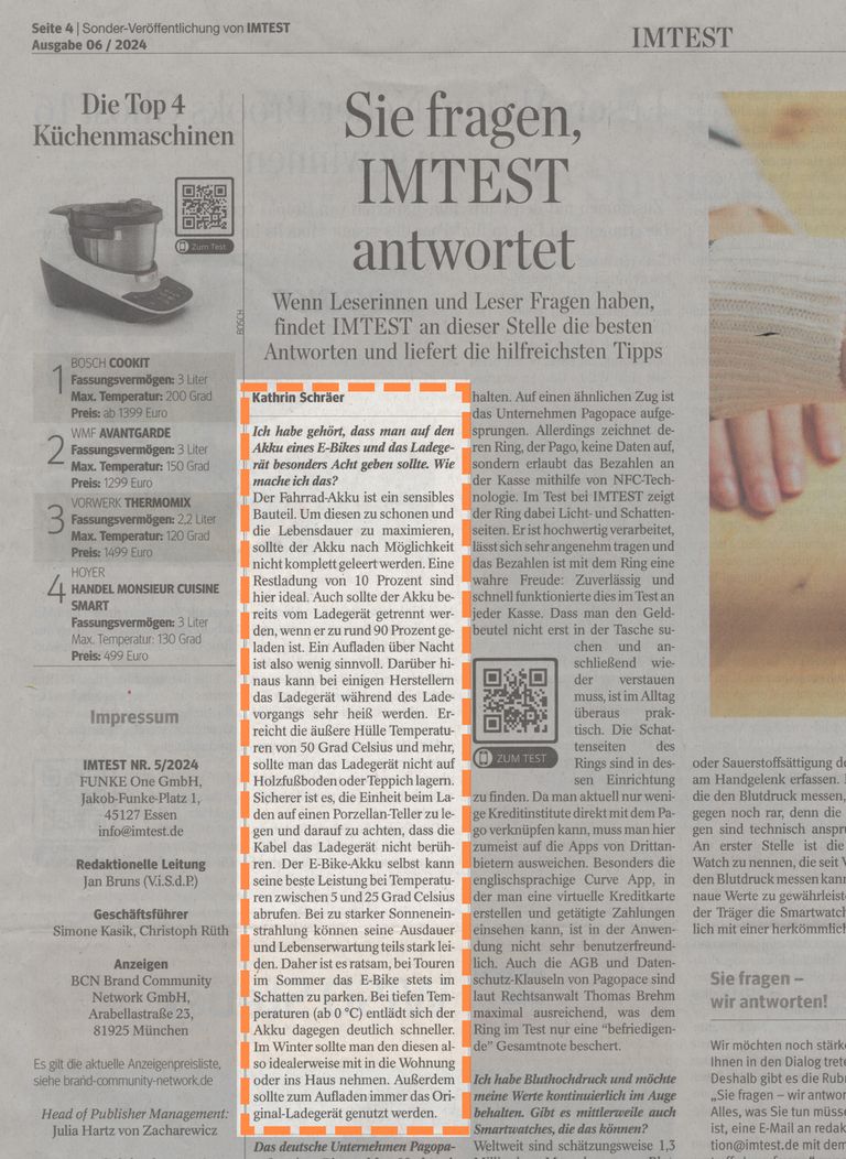 Sonderveröffentlichung IMTEST